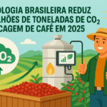 Tecnologia brasileira reduz 36 milhões de toneladas de CO₂ na secagem de café em 2025.